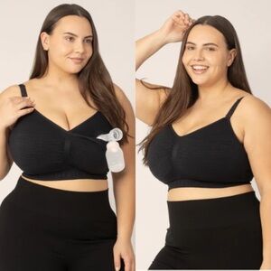 KINDRED BRAVELY Sublime Handsfree Pumping & Nursing Bra Size Medium Busty